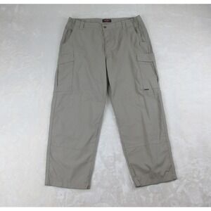 Tru Spec Pants Mens 42 Brown Cargo Utility‎ Workwear Ripstop Double Knee 42X30
